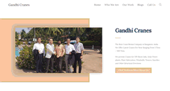 Desktop Screenshot of gandhicranes.com